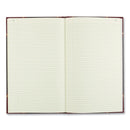 National Texthide Eye-Ease Record Book, Black/Burgundy/Gold Cover, 14.25 x 8.75 Sheets, 300 Sheets/Book