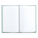 National Emerald Series Account Book, Green Cover, 9.63 x 6.25 Sheets, 200 Sheets/Book
