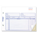 Rediform Invoice Book, Two-Part Carbonless, 5.5 x 7.88, 1/Page, 50 Forms