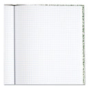 National Lab Notebook, Quadrille Rule, Green Marble Cover, 10.13 x 7.88, 96 Sheets