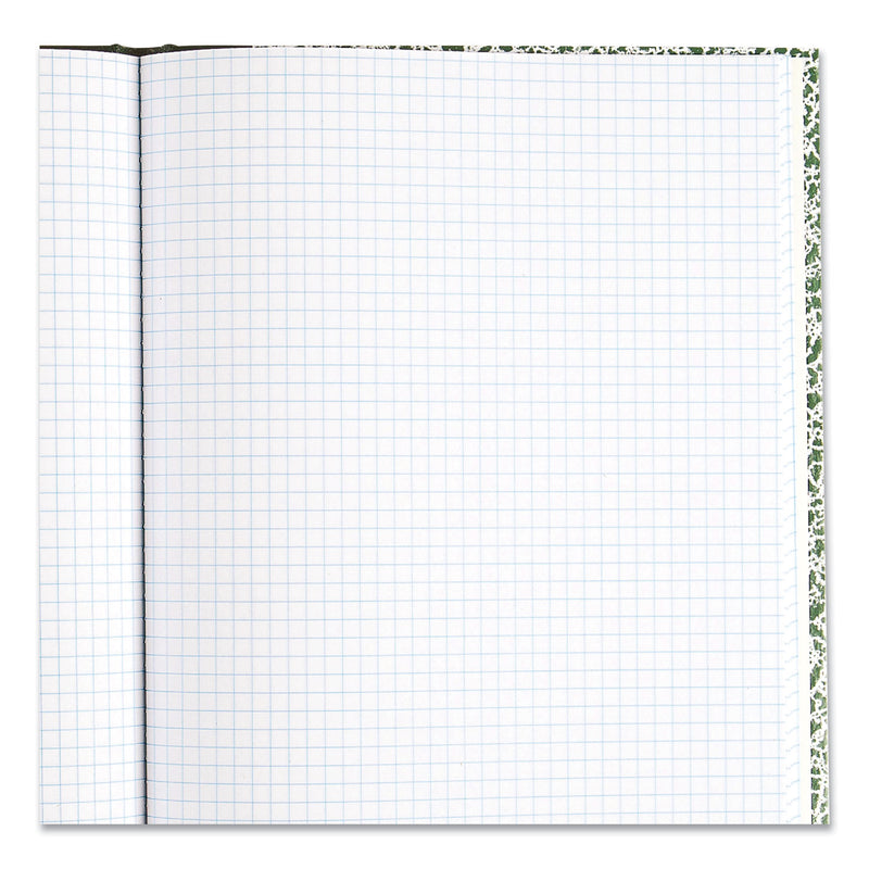 National Lab Notebook, Quadrille Rule, Green Marble Cover, 10.13 x 7.88, 96 Sheets