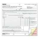 Rediform Bill of Lading, Short Form, Three-Part Carbonless, 7 x 8.5, 1/Page, 50 Forms