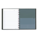 Blueline MiracleBind Notebook, 1 Subject, Medium/College Rule, Black Cover, 9.25 x 7.25, 75 Sheets