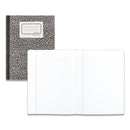 National Composition Book, Medium/College Rule, Black Marble Cover, 11 x 8.38, 80 Sheets