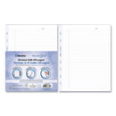 Blueline MiracleBind Ruled Paper Refill Sheets for all MiracleBind Notebooks and Planners, 9.25 x 7.25, White/Blue Sheets, Undated