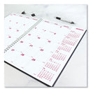 Brownline DuraFlex 14-Month Planner, 11 x 8.5, Black Cover, 14-Month (Dec to Jan): 2022 to 2024
