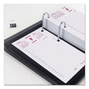 Brownline Daily Calendar Pad Refill, 6 x 3.5, White/Burgundy/Gray Sheets, 2023