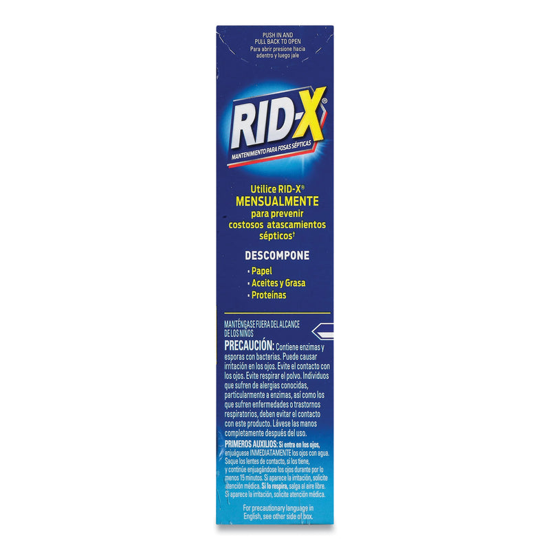 RID-X Septic System Treatment Concentrated Powder, 19.6 oz, 6/Carton
