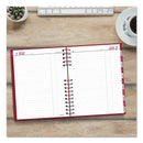 Brownline CoilPro Daily Planner, 10 x 7.88, Red Cover, 12-Month (Jan to Dec): 2023
