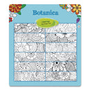 Blueline Monthly Desk Pad Calendar, DoodlePlan Coloring Pages, 17.75 x 10.88, Black Binding, Clear Corners, 12-Month (Jan-Dec): 2023
