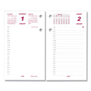 Brownline Daily Calendar Pad Refill, 6 x 3.5, White/Burgundy/Gray Sheets, 2023