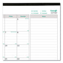 Brownline EcoLogix Monthly Desk Pad Calendar, 22 x 17, White/Green Sheets, Black Binding/Corners, 12-Month (Jan to Dec): 2023