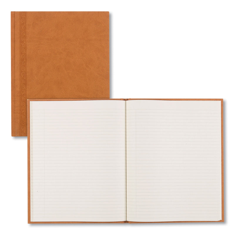 Blueline Da Vinci Notebook, 1 Subject, Medium/College Rule, Tan Cover, 11 x 8.5, 75 Sheets