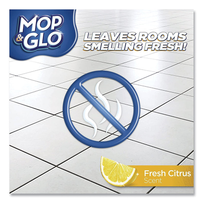 Professional MOP & GLO Triple Action Floor Shine Cleaner, Fresh Citrus Scent, 64 oz Bottle