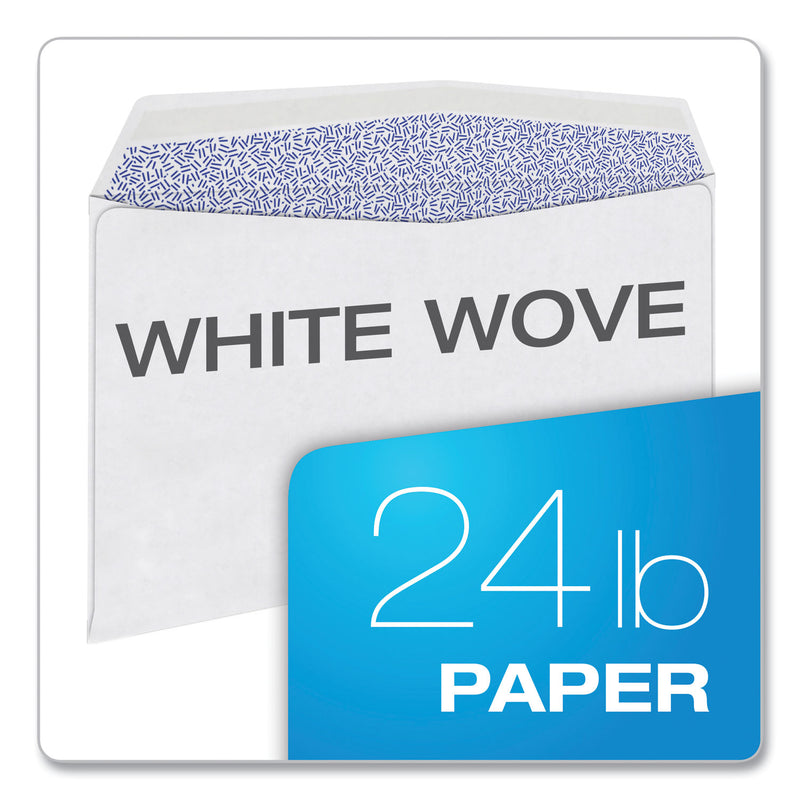 TOPS W-2 Laser Double Window Envelope, Commercial Flap, Gummed Closure, 5.63 x 9, White, 24/Pack