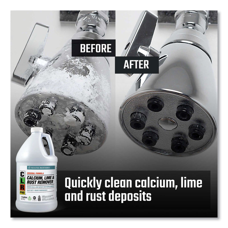 CLR PRO Calcium, Lime and Rust Remover, 1 gal Bottle