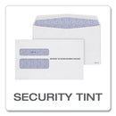 TOPS W-2 Laser Double Window Envelope, Commercial Flap, Gummed Closure, 5.63 x 9, White, 24/Pack