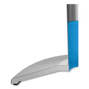 Tatco Adjusta-Tape Crowd Control Stanchion Base Only, Polished Aluminum, 14" Diameter, Silver, 2/Box