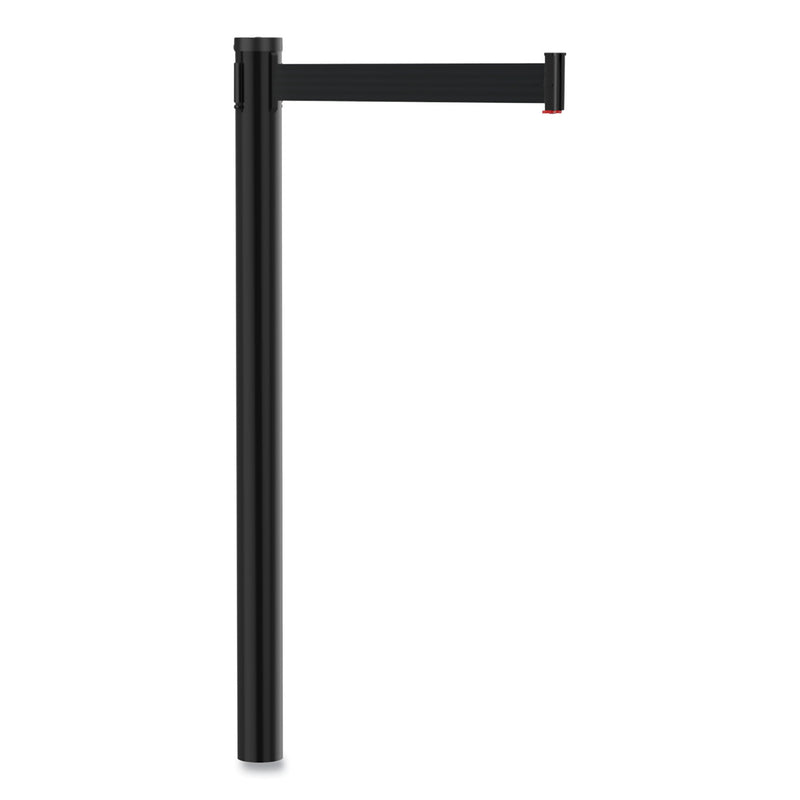 Tatco Adjusta-Tape Crowd Control Posts Only, Steel, 40" High, Black, 2/Box