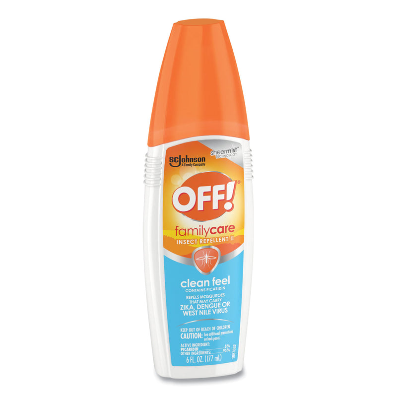 OFF! FamilyCare Unscented Spray Insect Repellent, 6 oz Spray Bottle