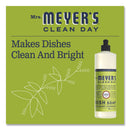 Mrs. Meyer's Dish Soap, Lemon Scent, 16 oz, Bottle, 6/Carton