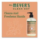 Mrs. Meyer's Clean Day Liquid Hand Soap, Geranium, 12.5 oz, 6/Carton