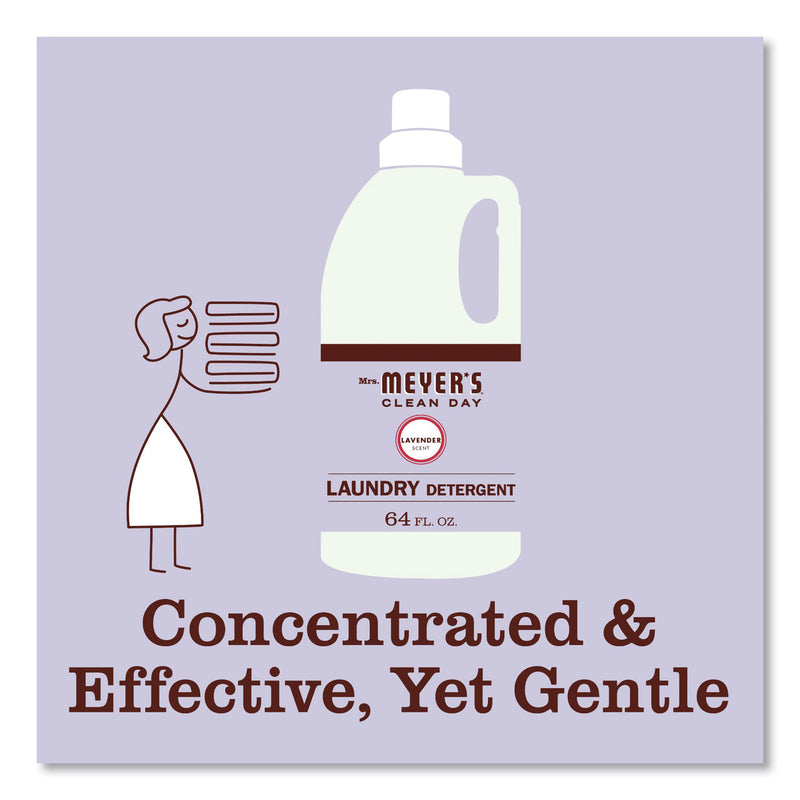 Mrs. Meyer's Liquid Laundry Detergent, Lavender Scent, 64 oz Bottle