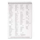 Mead Spell-Write Wirebound Steno Pad, Gregg Rule, Randomly Assorted Cover Colors, 80 White 6 x 9 Sheets