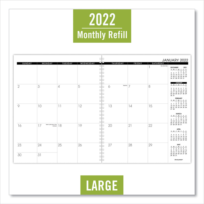 AT-A-GLANCE Monthly Planner Refill, 11 x 9, White Sheets, 12-Month (Jan to Dec): 2023