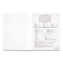 Mead Square Deal Composition Book, Medium/College Rule, Black Cover, 9.75 x 7.5, 100 Sheets