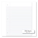 Mead Filler Paper, 3-Hole, 8.5 x 11, College Rule, 200/Pack