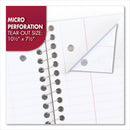Mead Spiral Notebook, 3-Hole Punched, 1 Subject, Wide/Legal Rule, Randomly Assorted Covers, 10.5 x 7.5, 70 Sheets