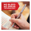 Sharpie S-Gel Premium Metal Barrel Gel Pen, Retractable, Medium 0.7 mm, Blue Ink, Gun Metal Gray Barrel, Dozen