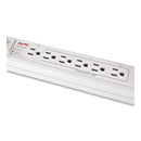 APC SurgeArrest Surge Protector, 6 AC Outlets, 3 ft, 1,020 J, White