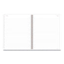 Cambridge Mina Weekly/Monthly Planner, Main Floral Artwork, 11 x 8.5, White/Violet/Peach Cover, 12-Month (Jan to Dec): 2023