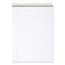 Cambridge Stiff-Back Wire Bound Pad, Wide/Legal Rule, Numbered (1-28 Front, 29-56 Back), Black/Blue Cover, 70 White 8.5 x 11.5 Sheets