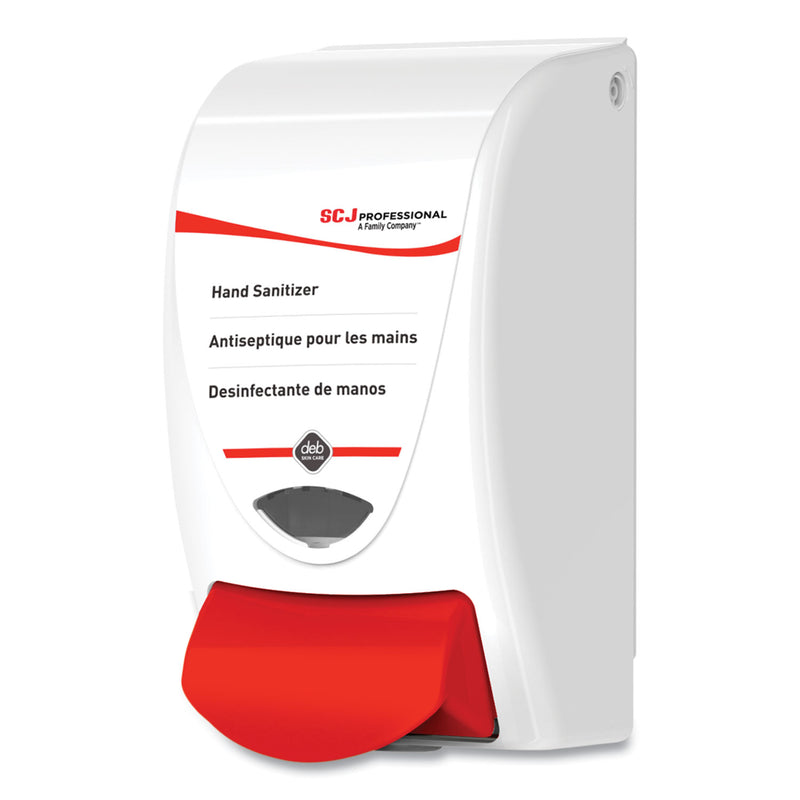 SC Johnson Professional Hand Sanitizer Dispenser, 1 Liter Capacity, 4.92 x 4.6 x 9.25, White, 15/Carton