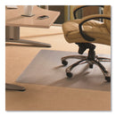 Floortex Cleartex Advantagemat Phthalate Free PVC Chair Mat for Low Pile Carpet, 53 x 45, Clear