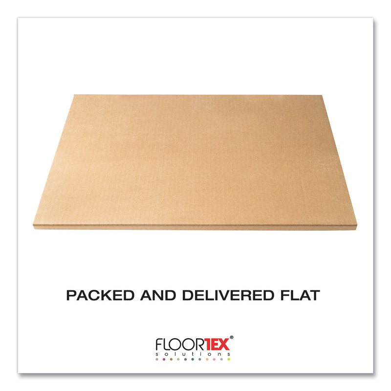 Floortex Cleartex Advantagemat Phthalate Free PVC Chair Mat for Hard Floors, 48 x 36, Clear
