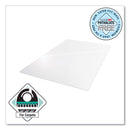 Floortex Cleartex Advantagemat Phthalate Free PVC Chair Mat for Low Pile Carpet, 48 x 36, Clear