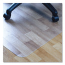 Floortex Cleartex Advantagemat Phthalate Free PVC Chair Mat for Hard Floors, 53 x 45, Clear