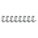 Fellowes Wire Bindings, 1/4" Diameter, 35 Sheet Capacity, Black, 25/Pack
