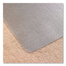 Floortex Cleartex Advantagemat Phthalate Free PVC Chair Mat for Low Pile Carpet, 53 x 45, Clear