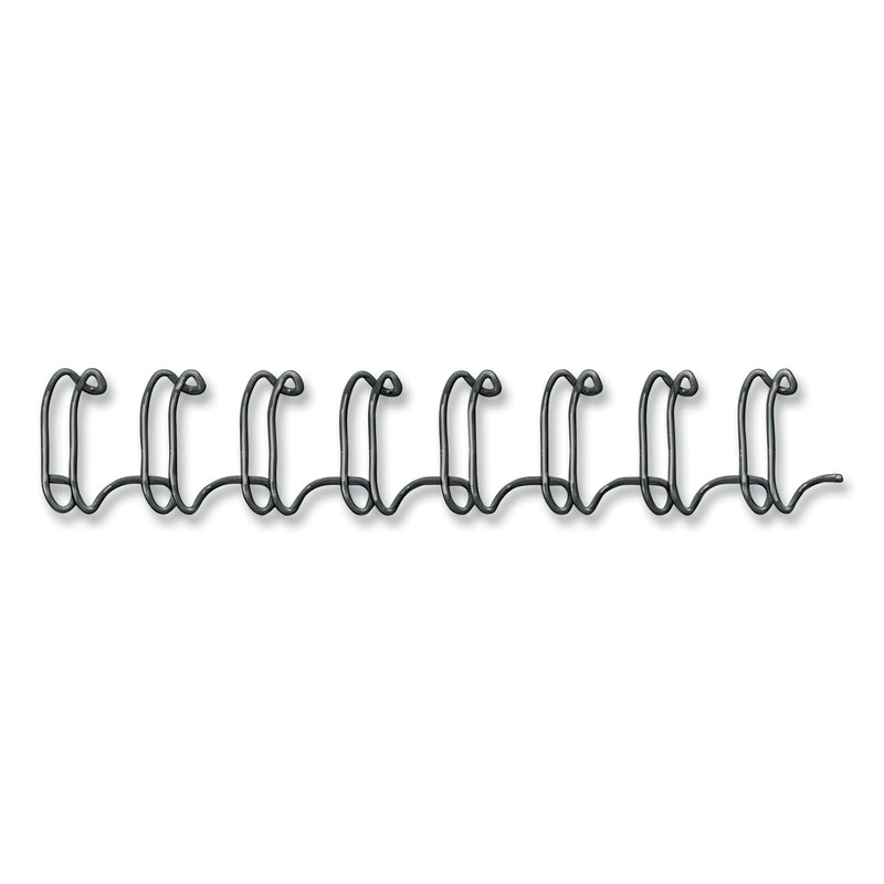 Fellowes Wire Bindings, 3/8" Diameter, 80 Sheet Capacity, Black, 25/Pack