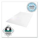 Floortex Cleartex Advantagemat Phthalate Free PVC Chair Mat for Low Pile Carpet, 53 x 45, Clear