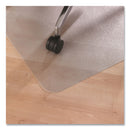 Floortex Cleartex Advantagemat Phthalate Free PVC Chair Mat for Hard Floors, 53 x 45, Clear