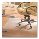 Floortex Cleartex Advantagemat Phthalate Free PVC Chair Mat for Hard Floors, 48 x 36, Clear