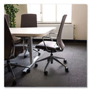 Floortex Cleartex Ultimat XXL Polycarb. Square General Office Mat for Carpets, 60 x 60, Clear