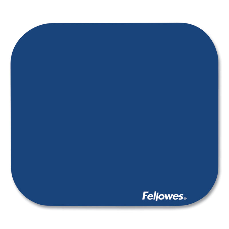Fellowes Polyester Mouse Pad, 9 x 8, Blue