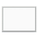 U Brands Melamine Dry Erase Board, 24 x 18, White Surface, Silver Frame